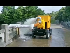 Caminhão de bombeamento a diesel de grande capacidade para socorro de desastres naturais e tratamento de esgotos